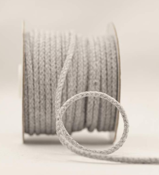 4mm Diameter Cord - Grey